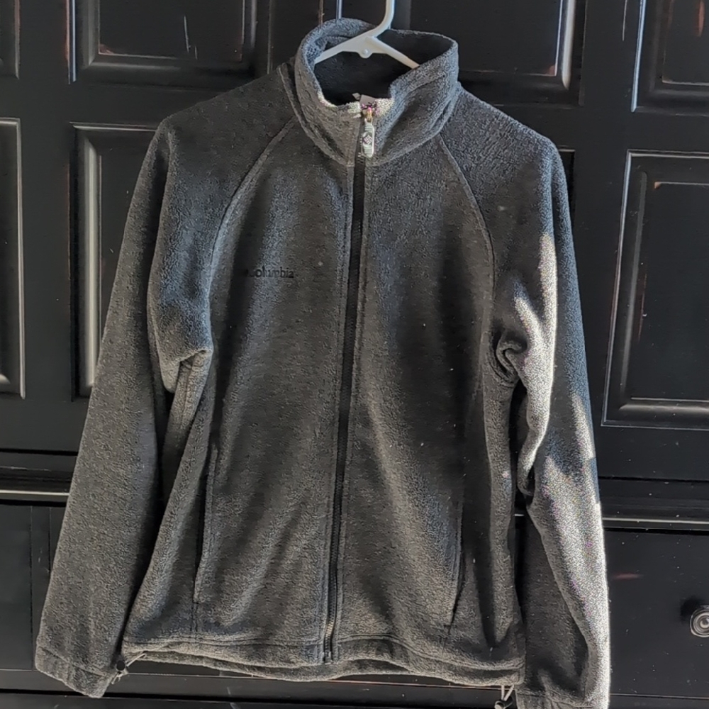 Columbia Charcoal Full-Zip Fleece Jacket